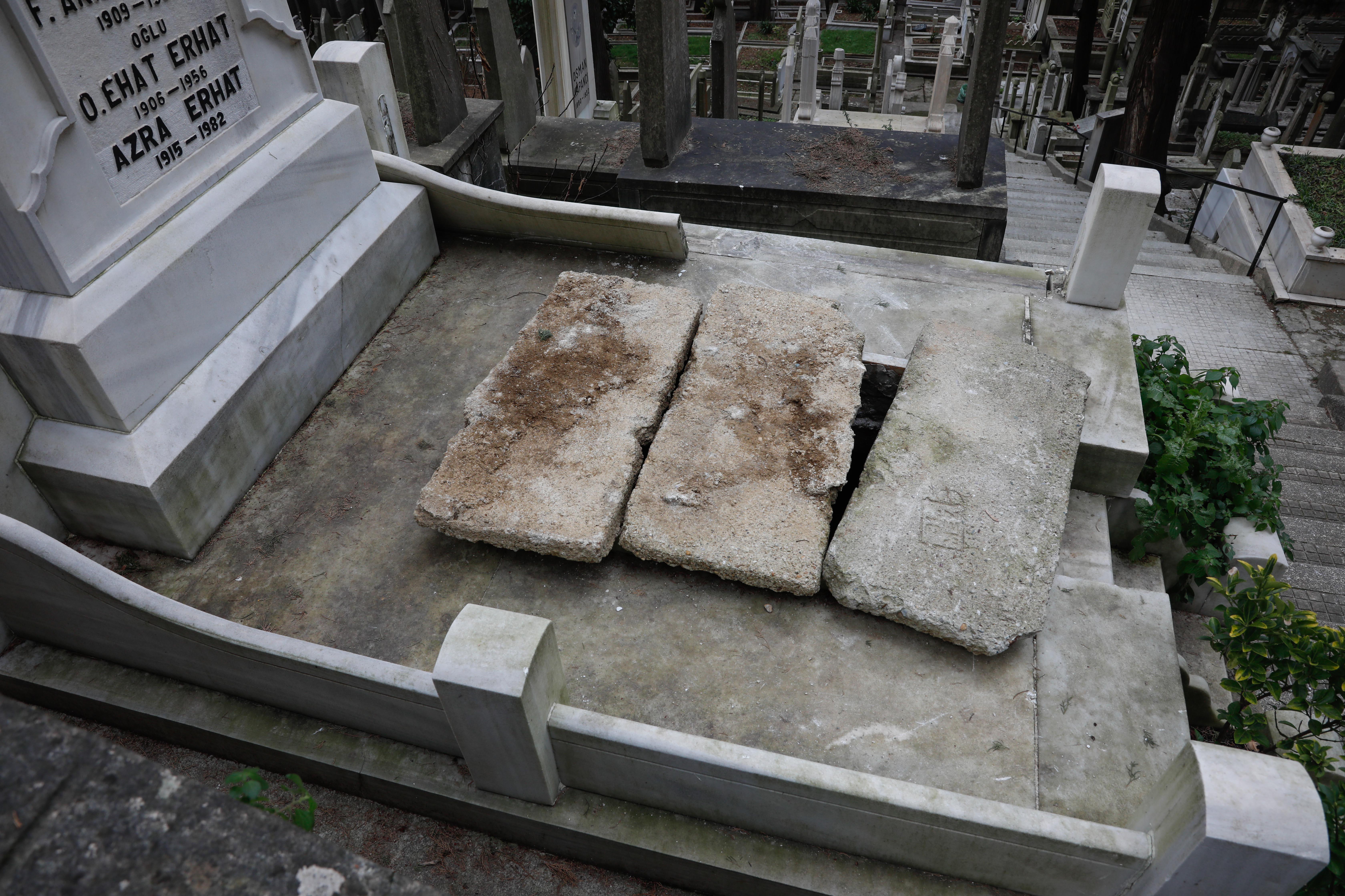 Azra Erhatın mezarına ikinci saldırı