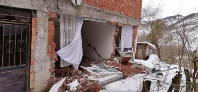 Ordu'da 1 mahalle kayıyor; 2 ev boşaltıldı, 10 ev tehlike altında