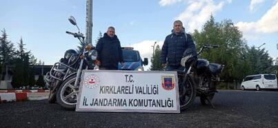 Kırklareli'de motosiklet hırsızlığı şüphelileri yakalandı