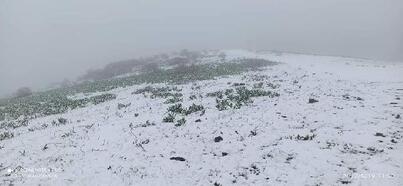Amasya'nın yüksekleri karla beyaza büründü (2)