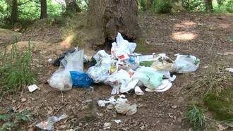 Belgrad Ormanı'nda piknikçilerden geriye çöpler kaldı