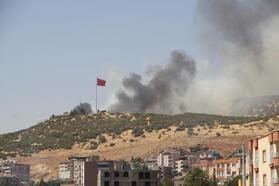 Şırnak’ta mühimmat bakımı sırasında yaşanan patlamanın ardından yangın çıktı: 2 yaralı