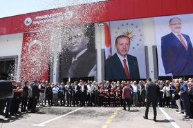 Sivas'ta yeni itfaiye binasının açılışı yapıldı
