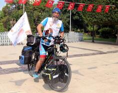 Çocuklara organ bağışı için bisikletle 7 bin kilometrelik umut yolculuğu