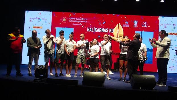 Cumhurbaşkanlığı 3'üncü Uluslararası Yat Yarışları Halikarnas Kupası ödül töreniyle sona erdi