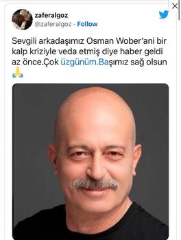 Oyuncu Osman Wöber hayatını kaybetti