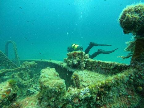 Yerli ve yabancı dalgıçlar Gelibolu Tarihi Sualtı Parkı'na dalıyor
