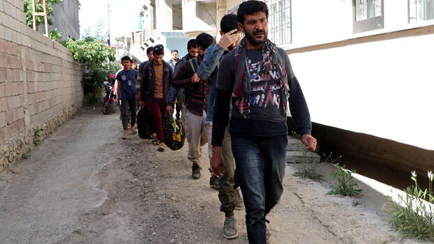 Van'da, Afganistanlı 20 kaçak göçmen yakalandı