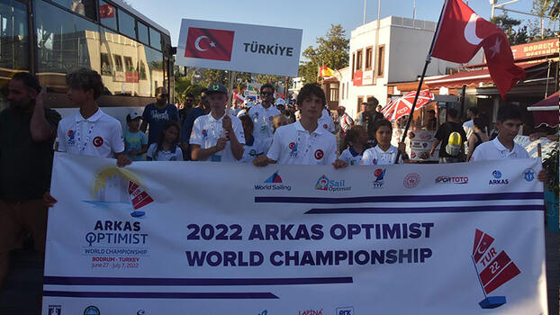Dünya Optimist Şampiyonası heyecanı Bodrum'da başladı
