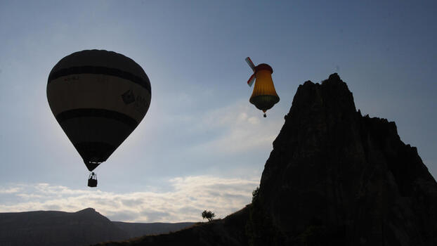Balloon festival started in Cappadocia