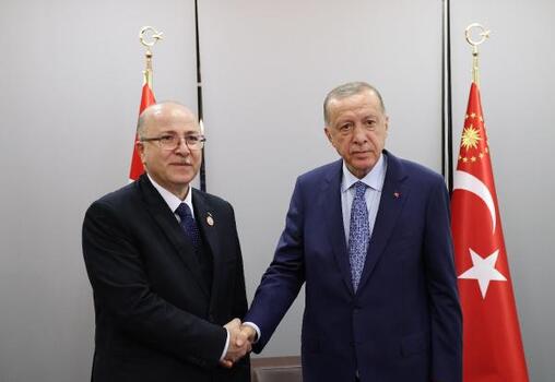 Cumhurbaşkanı Erdoğan, 5. İslami Dayanışma Oyunları'na katılan ülkelerin lideriyle buluştu (3)