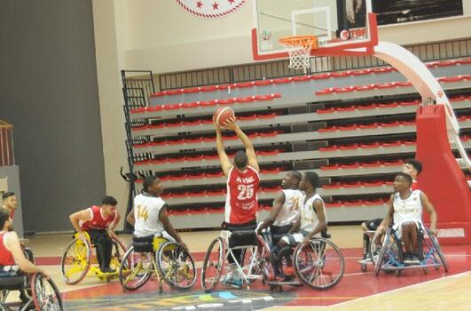Uluslararası 23 Yaş Altı Tekerlekli Sandalye Basketbol Turnuvası başladı