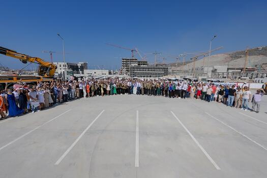 Akkuyu NGS sahasında Türk inşaatçılara özel tören