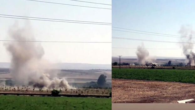 Terör örgütü PKK/YPG'den, Karkamış'a havan saldırısı