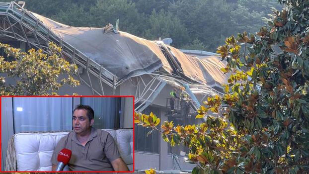 Beykoz'da çatısı çöken havuzdan yaralı kurtulan çocuğun babası konuştu