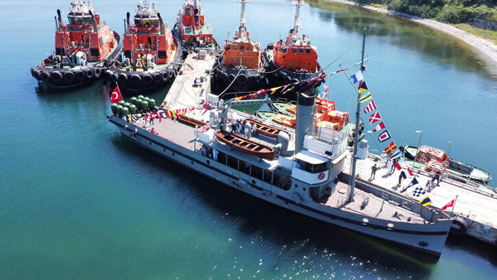 Nusret Müze Gemisi, Tekirdağ'da ziyarete açıldı