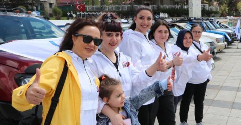 Kadın Off-Roadculardan BB Erzurumspor'a destek konvoyu