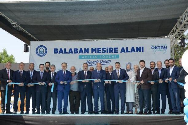 Balaban Mesire Alanı törenle açıldı