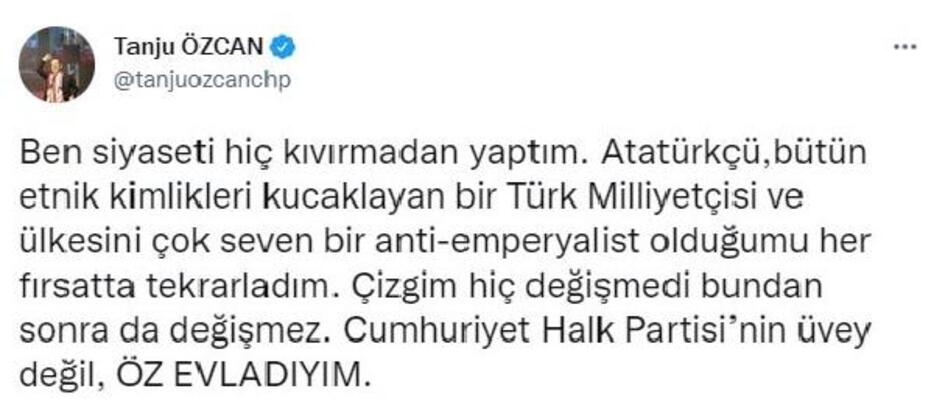 Bolu Belediye Başkanı Özcan: Cumhuriyet Halk Partisi’nin üvey değil, öz evladıyım