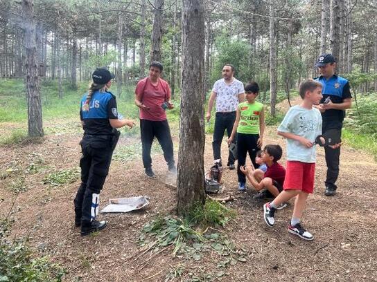 Maltepe’de atlı polislerle orman denetimi