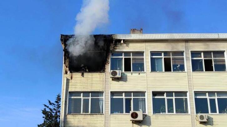 Çerkezköy Hükümet Konağı'nda yangın