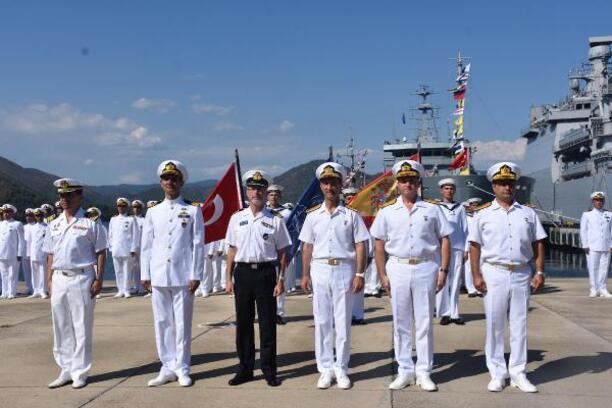 NATO Daimi Mayın Karşı Tedbirleri Deniz Görev Grubu-2'nin komutası Türkiye'ye geçti