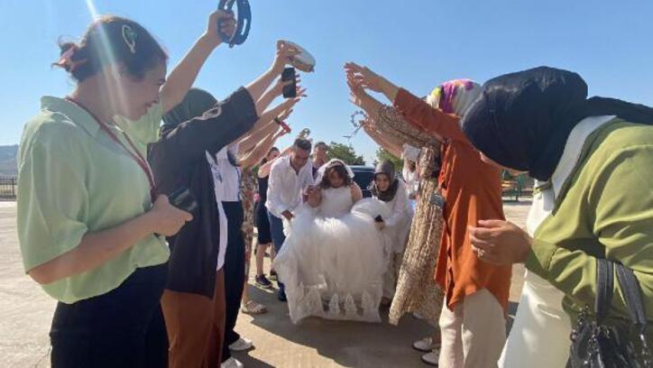 Down sendromlu Tuğba'nın düğün hayeli gerçek oldu
