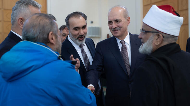 TBMM Başkanı Kurtulmuş, İslam Kültür Merkezi’ni ziyaret etti
