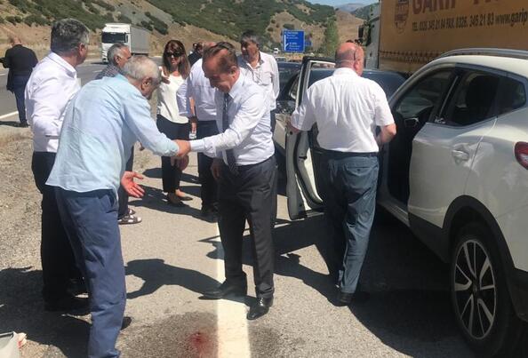 Kılıçdaroğlunun konvoyunda zincirleme kaza; 4 yaralı