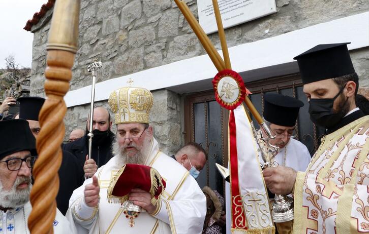 Patriarch Bartholomew and Greece’s Deputy Minister of Foreign Affairs attended a ceremony in Gokceada