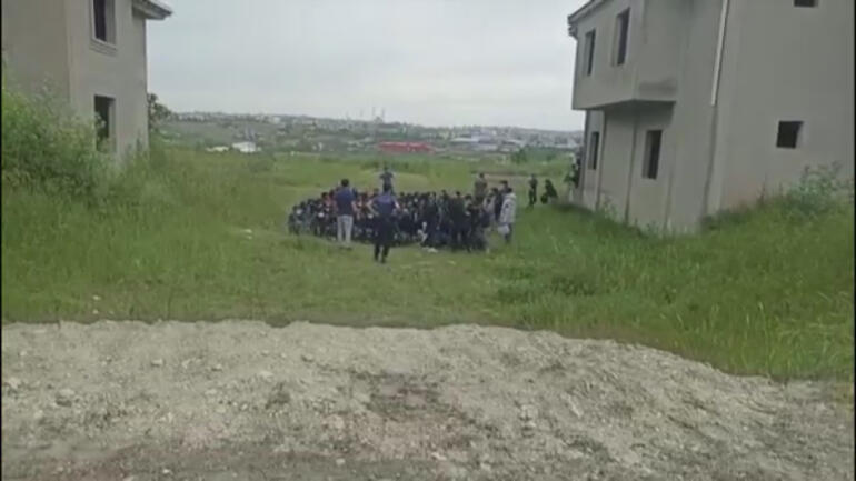 Arnavutköyde 199 göçmen yakalandı