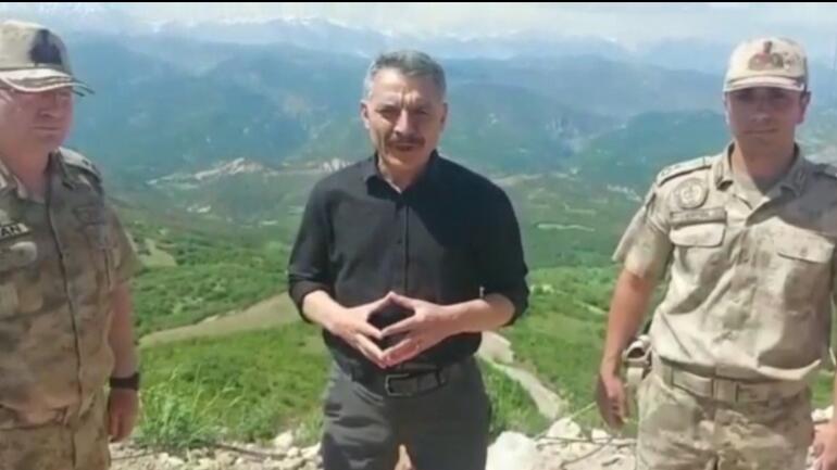 Tunceli Valisi Özkan, Eren-7 Abluka-7 operasyon bölgesini havadan inceledi