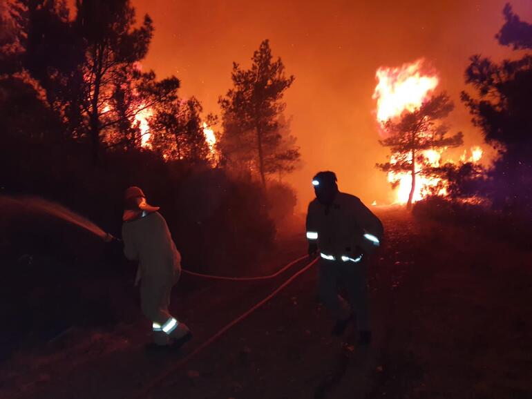 Marmaristeki orman yangınında ikinci gün; çıkış nedeni için özel ekip kuruldu