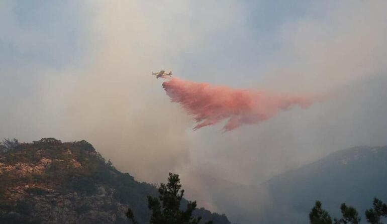 Datça’daki orman yangınında 2’nci gün: Yangın kontrol altında