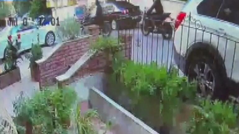 Beykoz’da motosiklet hırsızlığı kamerada