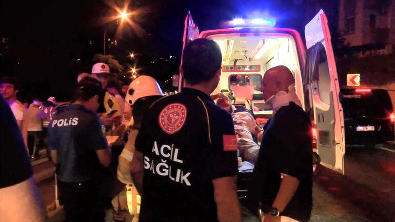 Beşiktaş’ta, navigasyonun ters yola soktuğu otomobil taksiye çarptı: 7 yaralı