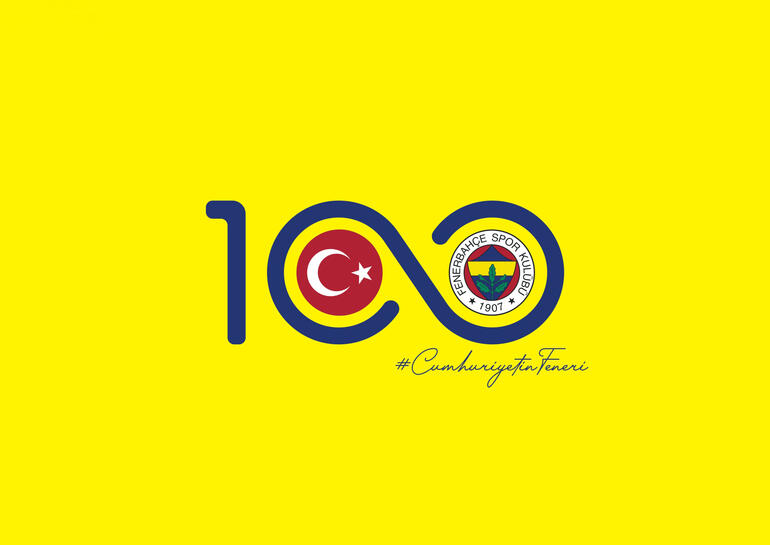 Fenerbahçe, Türkiye Cumhuriyetinin 100üncü yılına özel hazırlanan logosunu duyurdu