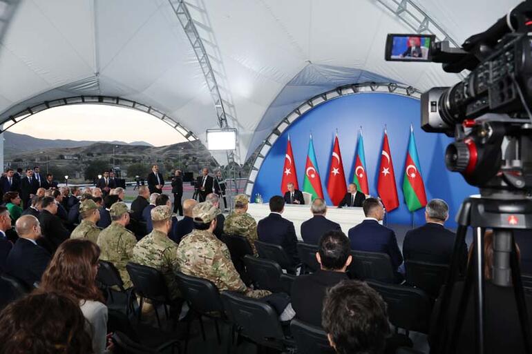 Erdoğan ile Aliyev ortak basın toplantı düzenledi
