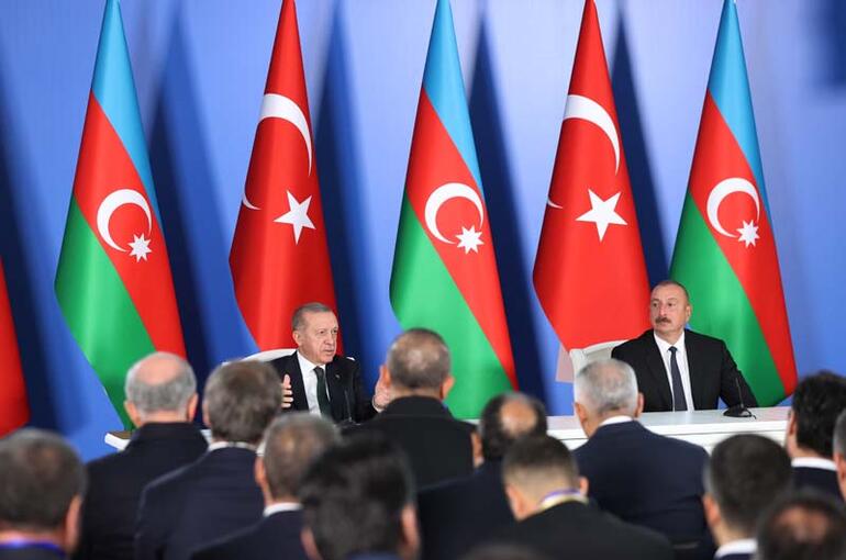 Erdoğan ile Aliyev ortak basın toplantı düzenledi