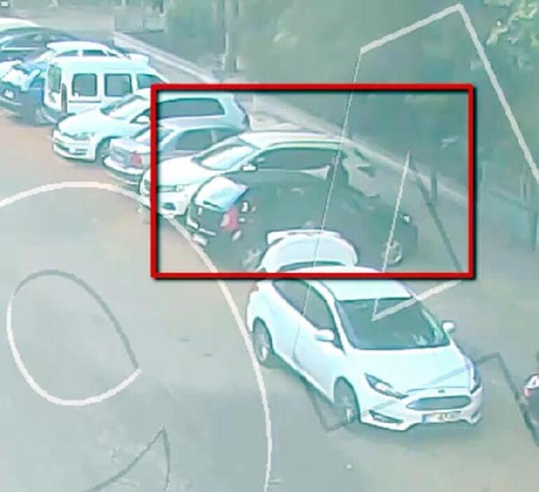15 aracın lastiklerini kesen şüpheli, kamera görüntüsünden yakalandı