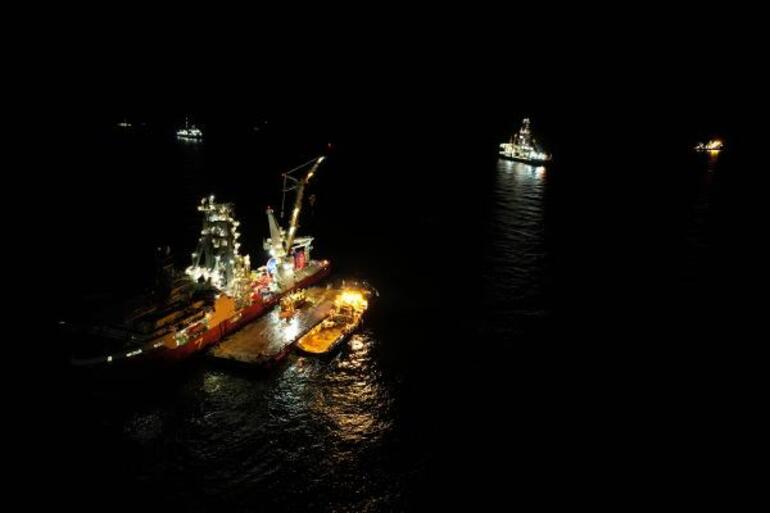 Karadeniz gazını dağıtacak 280 tonluk Peçenek denize indirildi