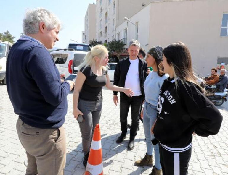 Rektör Özlenen Özkandan depremzede öğrencilere ziyaret