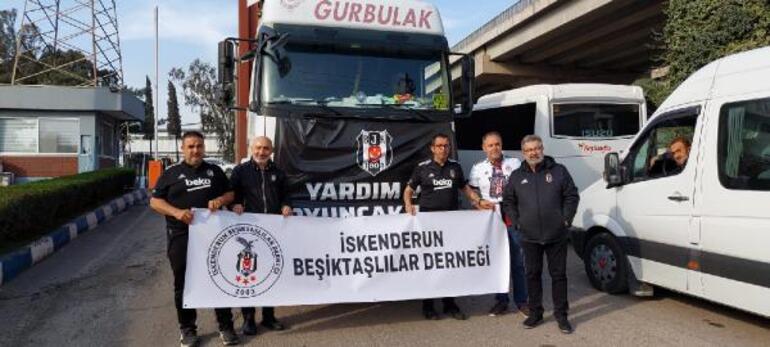 Beşiktaş tribünlerinden atılan oyuncaklar, İskenderuna ulaştı
