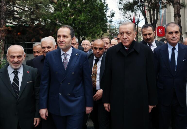 Cumhurbaşkanı Erdoğandan Fatih Erbakana ziyaret
