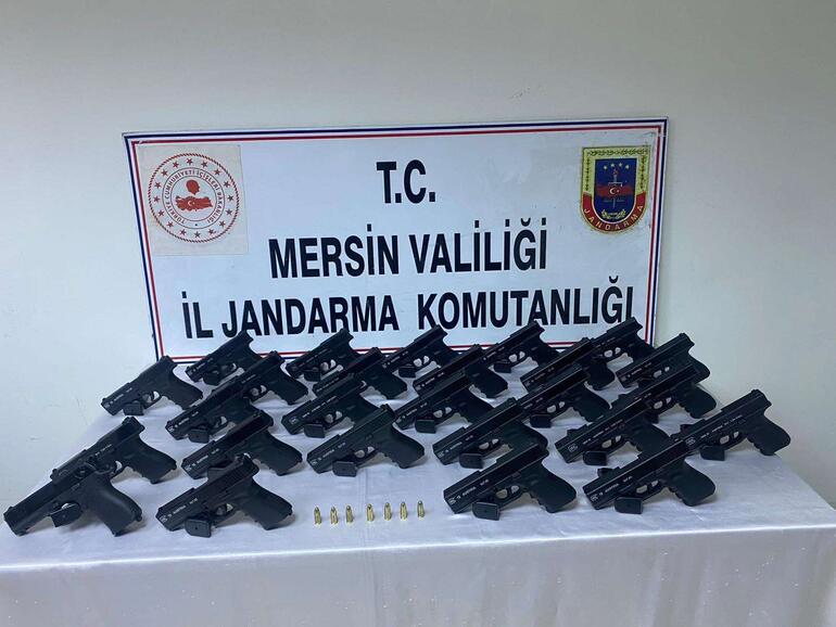 Mersin ve Adanada silah kaçakçılığı operasyonu: 4 gözaltı