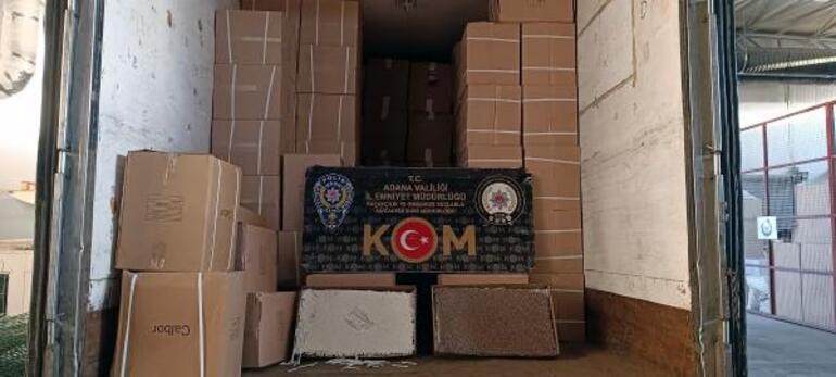 Adanada kaçak sigara operasyonu; 11 gözaltı
