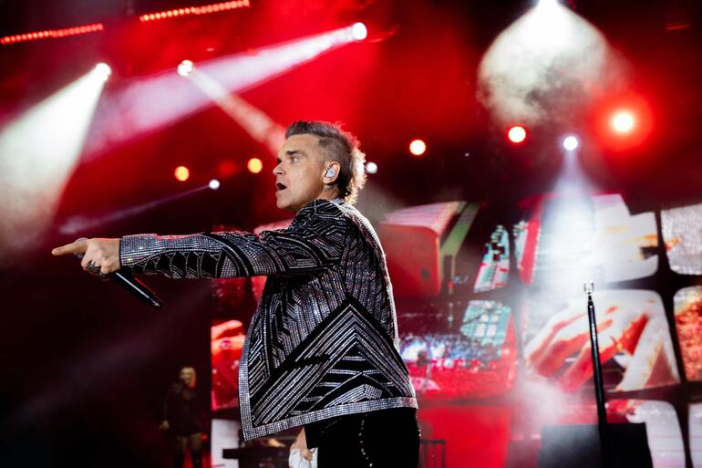 Robbie Williams, Bodrumda sahne aldı