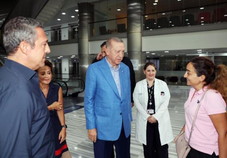 Cumhurbaşkanı Erdoğan Sabancı çiftini ziyaret etti: Ali Sabancıdan ilk fotoğraf