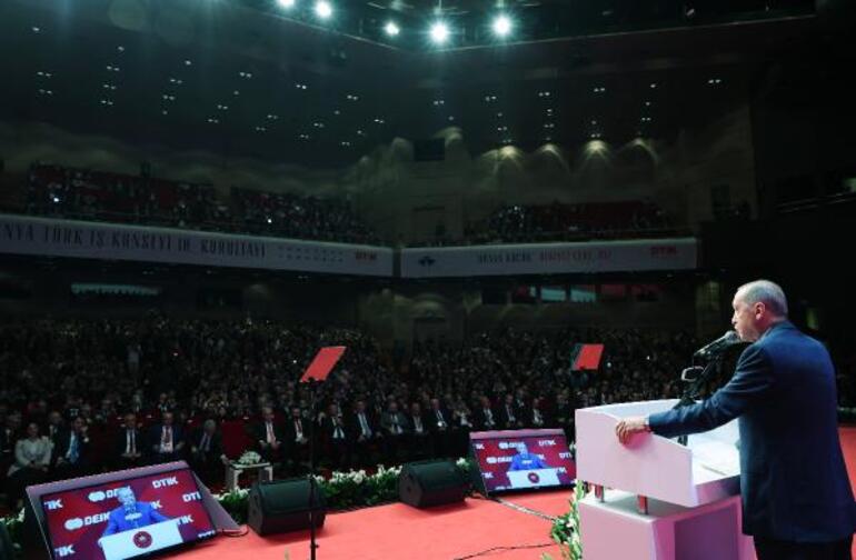 Cumhurbaşkanı Erdoğan Dünya Türk İş Konseyi 10uncu Kurultayına katıldı