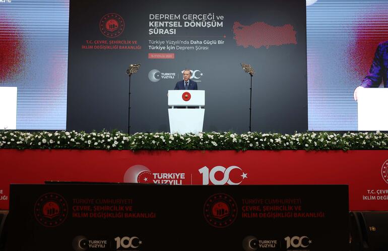 Cumhurbaşkanı Erdoğan: 81 ilimizin tamamının çehresini kentsel dönüşümle değiştirmekte kararlıyız